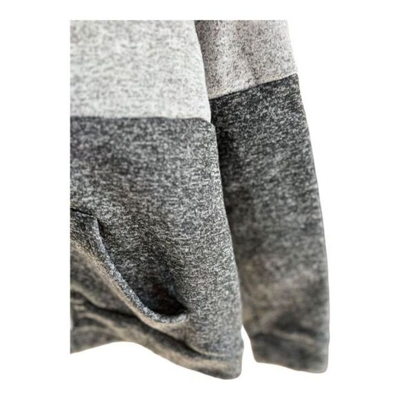 Colorblock Hoodie Hooded Sweatshirt Zip-Up Jersey Fleece Jacket Purple Sz Small - Picture 11 of 14